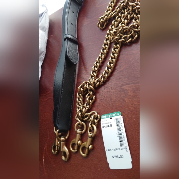 Coach 1941 Hutton Black Briefcase Leather Shoulder Bag (2 Straps incl) - Picture 11 of 13